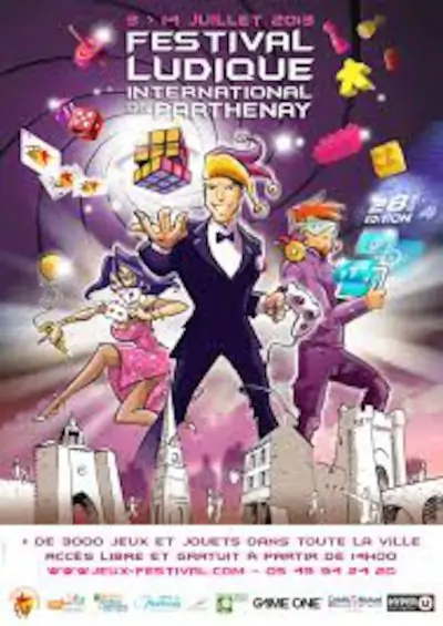 Affiche officielle Festival Ludique International de Parthenay - FLIP 2013