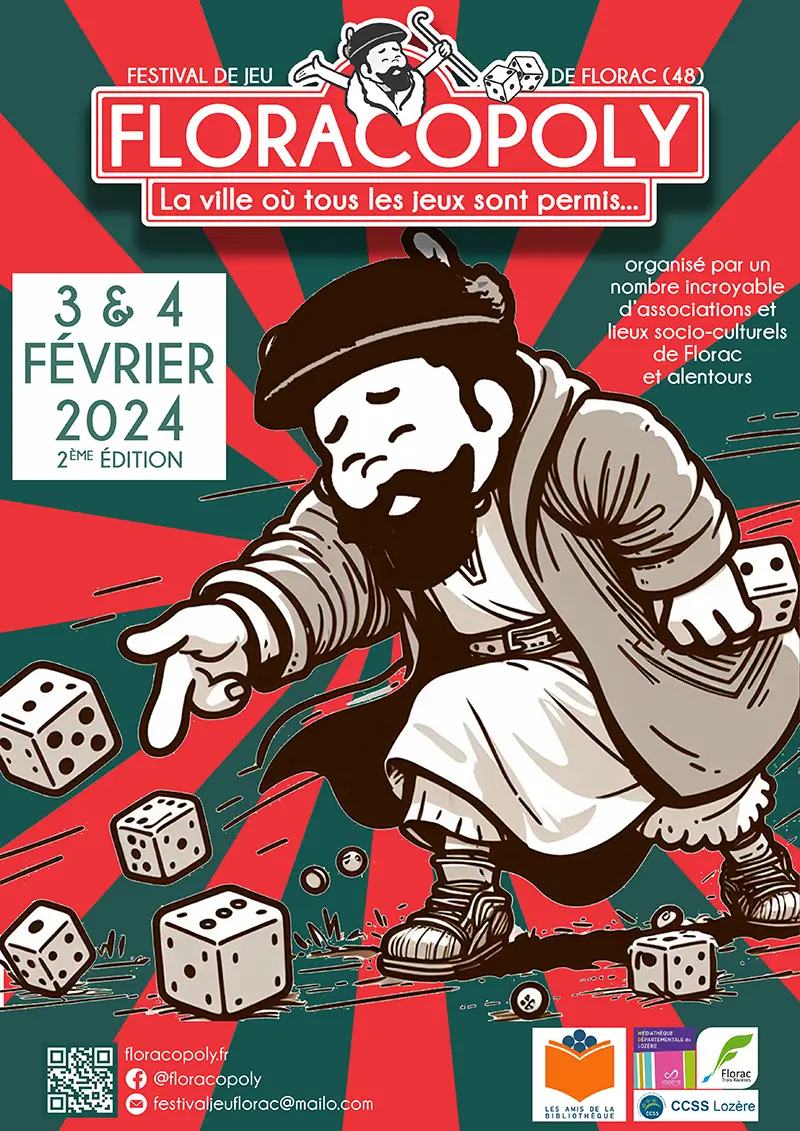 Affiche officielle Floracopoly 2024