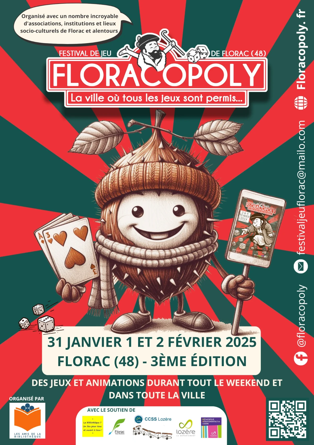 Affiche officielle Floracopoly 2025