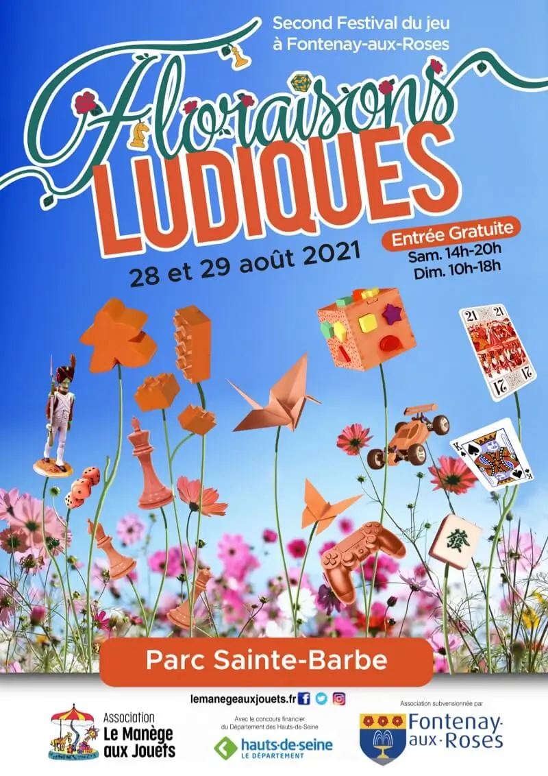 Affiche officielle Floraisons Ludiques 2021
