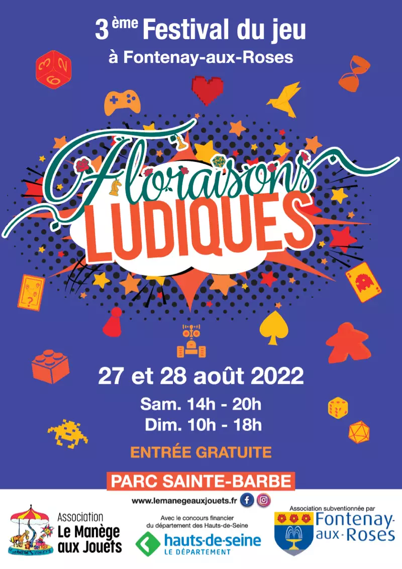 Affiche officielle Floraisons Ludiques 2022