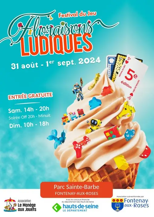 Affiche officielle Floraisons Ludiques 2024