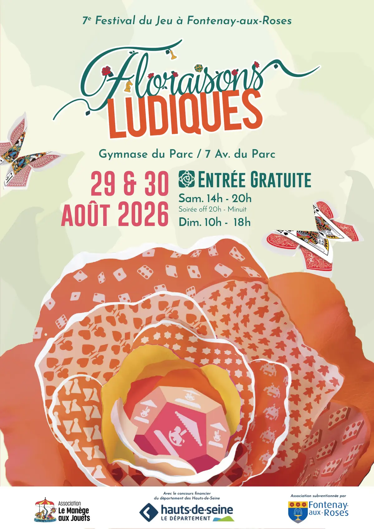 Official poster Floraisons Ludiques 2026