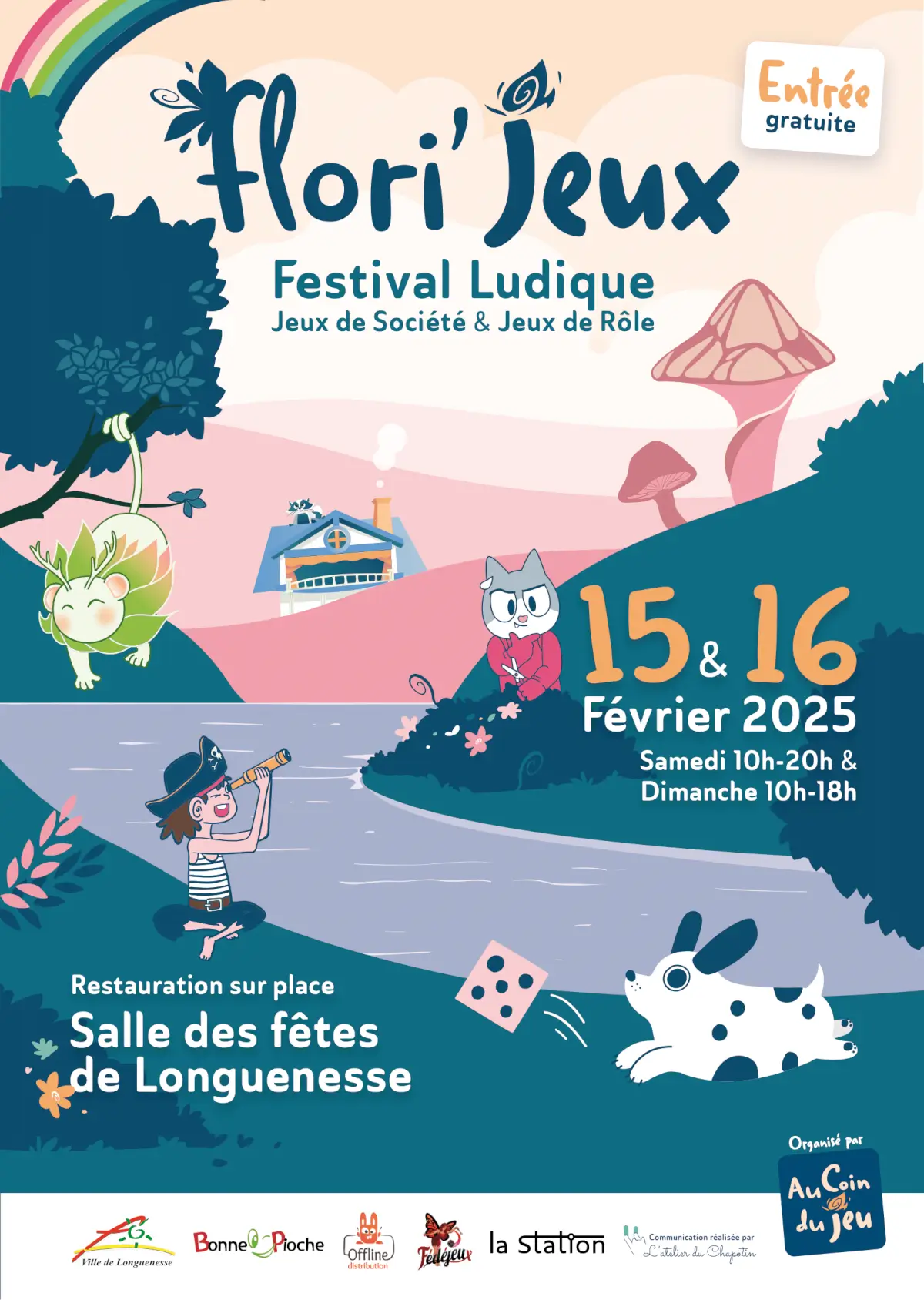 Affiche officielle Flori'Jeux 2025