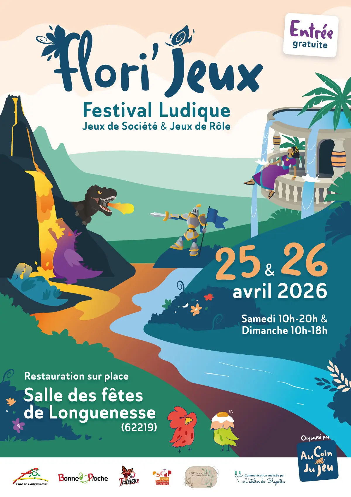 Affiche officielle Flori'Jeux 2026