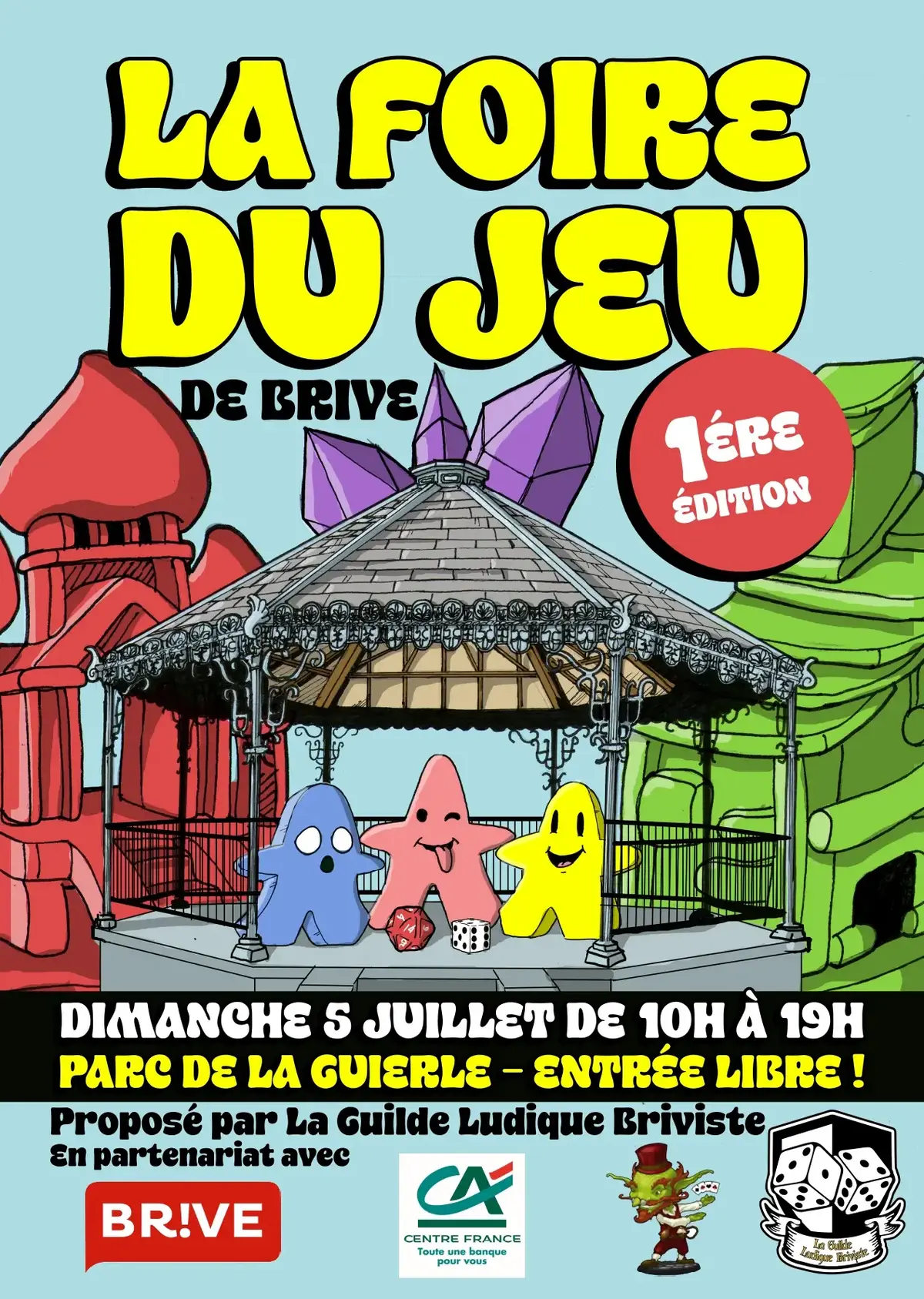 Official poster La Foire du Jeu de Brive 2026