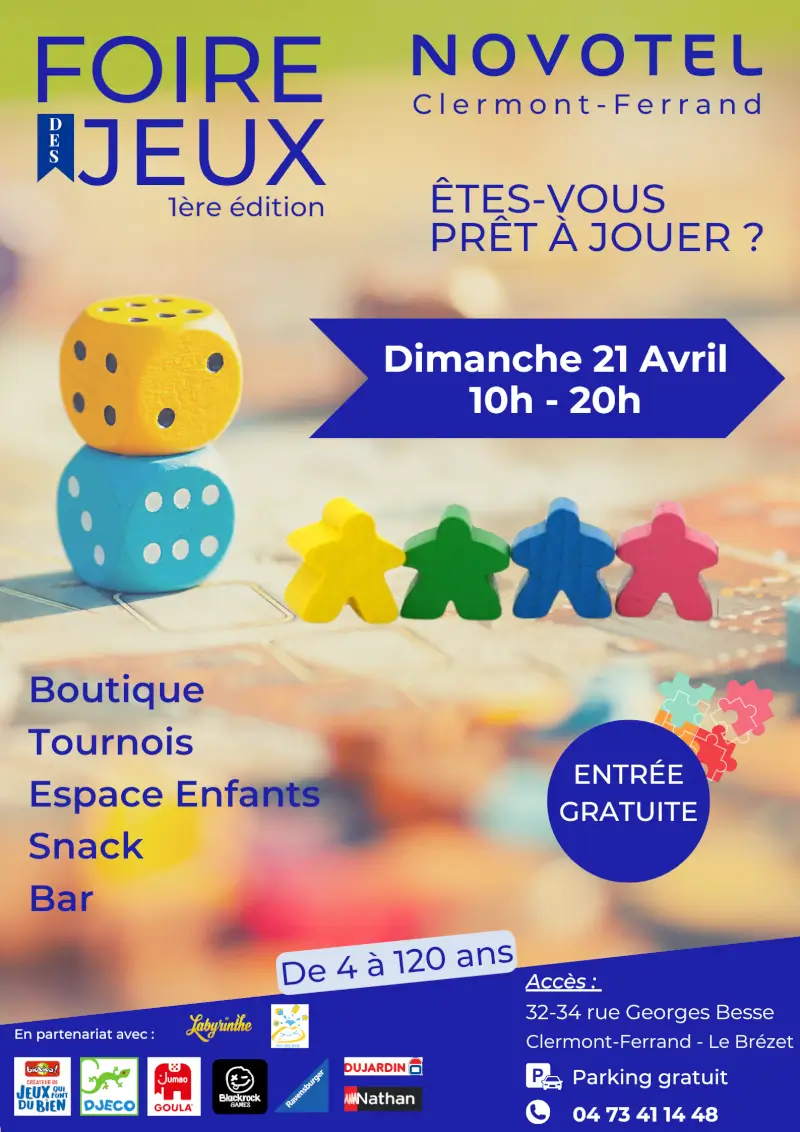 Official poster Foire Des Jeux 2024