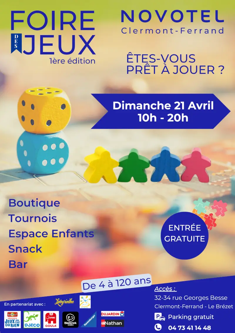 Affiche officielle Foire Des Jeux 2024