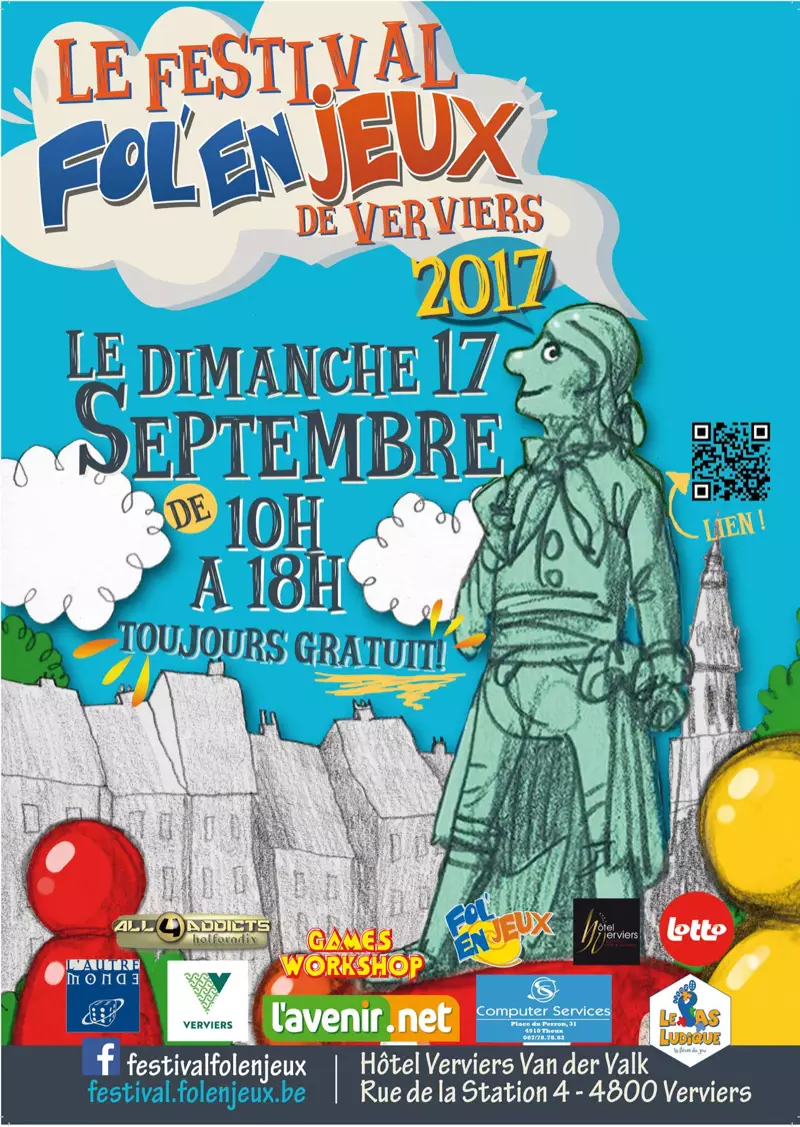 Affiche officielle Festival Folenjeux 2017