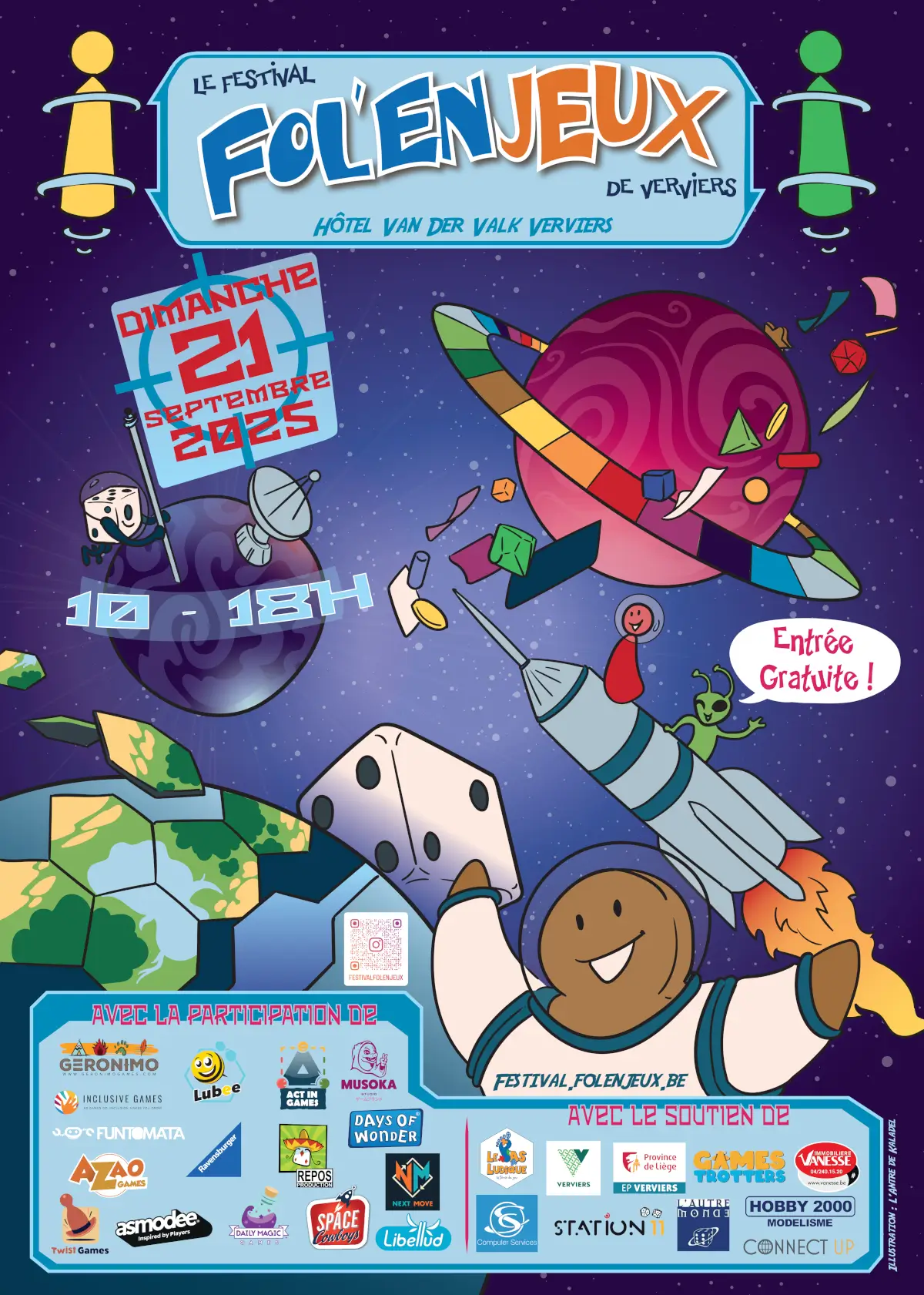 Affiche officielle Fol'enjeux 2025