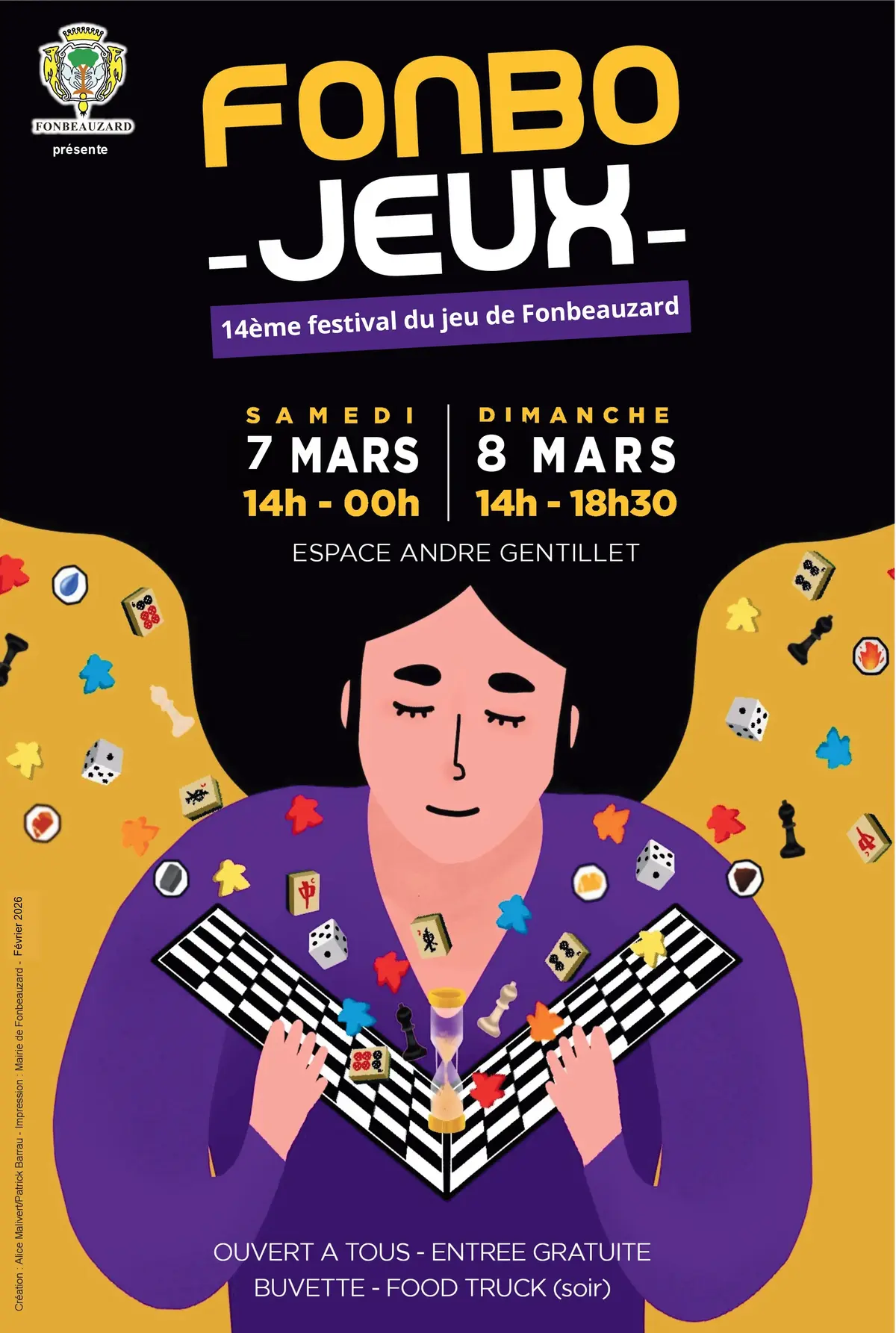Affiche officielle Fonbojeux 2026
