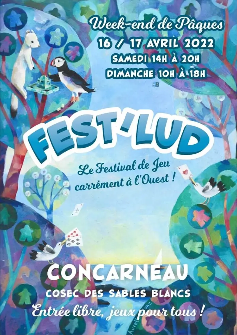 Affiche officielle Fest'Lud 2022