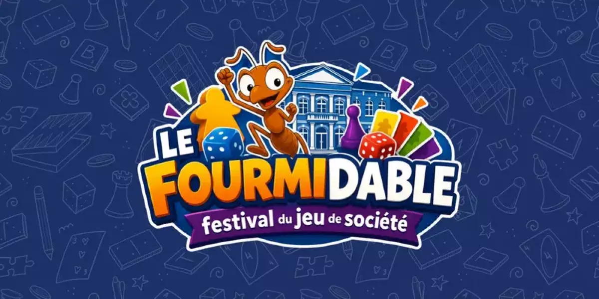 Affiche officielle Le Fourmidable Festival du jeu de société 2026