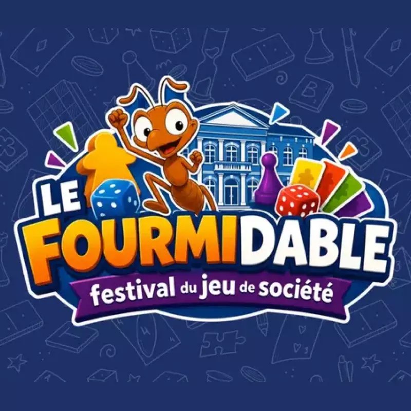 Logo Le Fourmidable Festival du jeu de société 2026