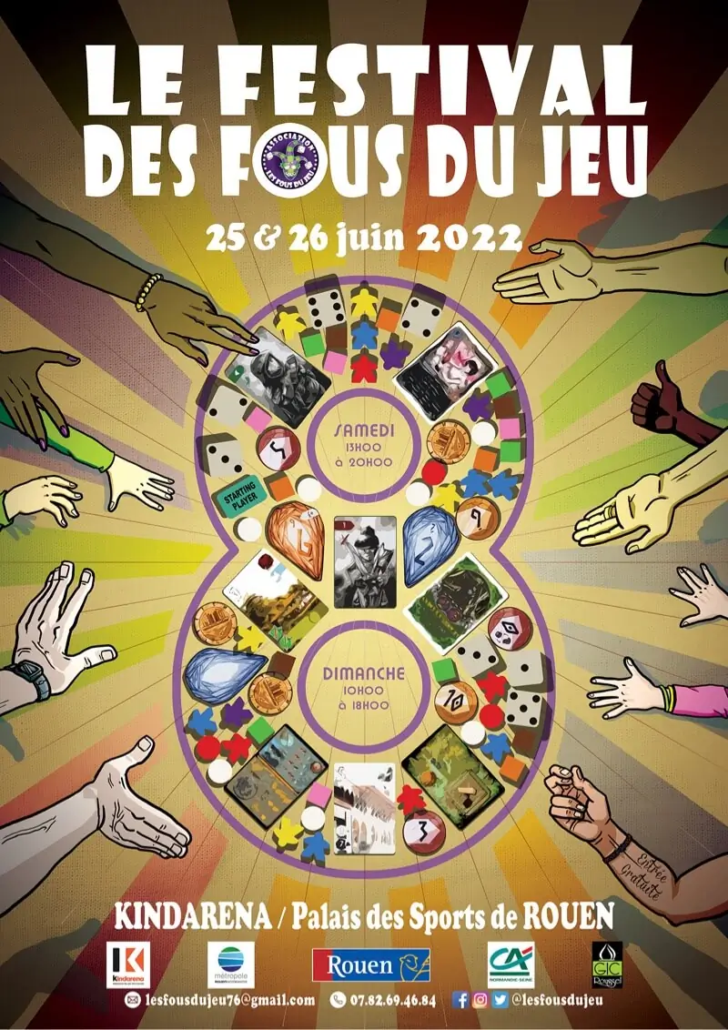 Affiche officielle Fous du jeu 2022
