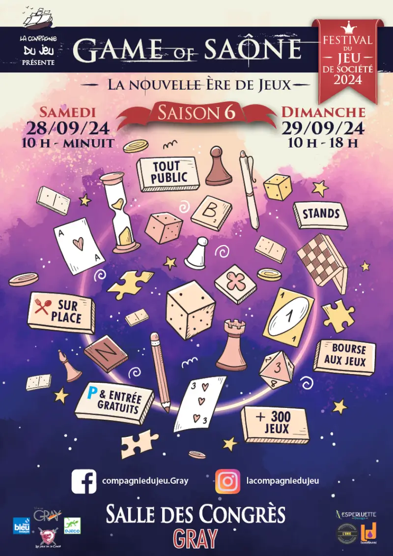 Affiche officielle Game of Saône 2024