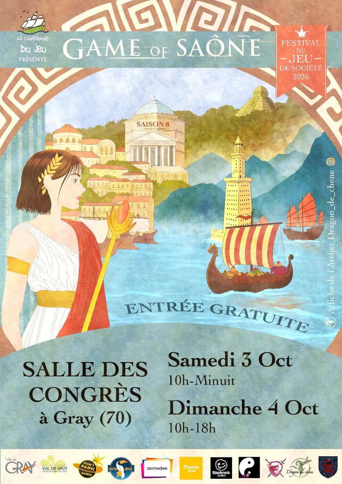 Affiche officielle Game of Saône 2026