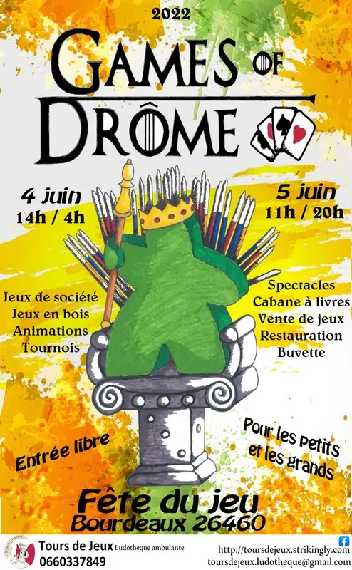 Affiche officielle Games of Drôme 2022