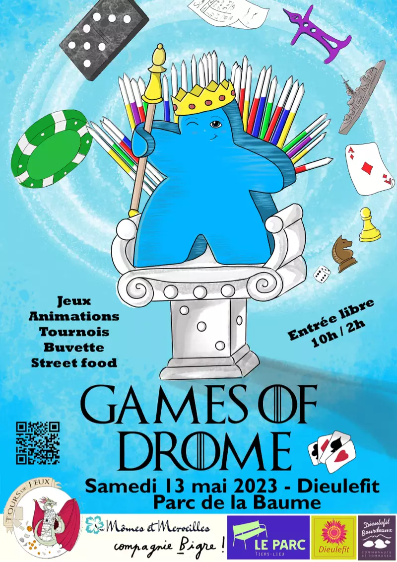 Affiche officielle Games of Drôme 2023