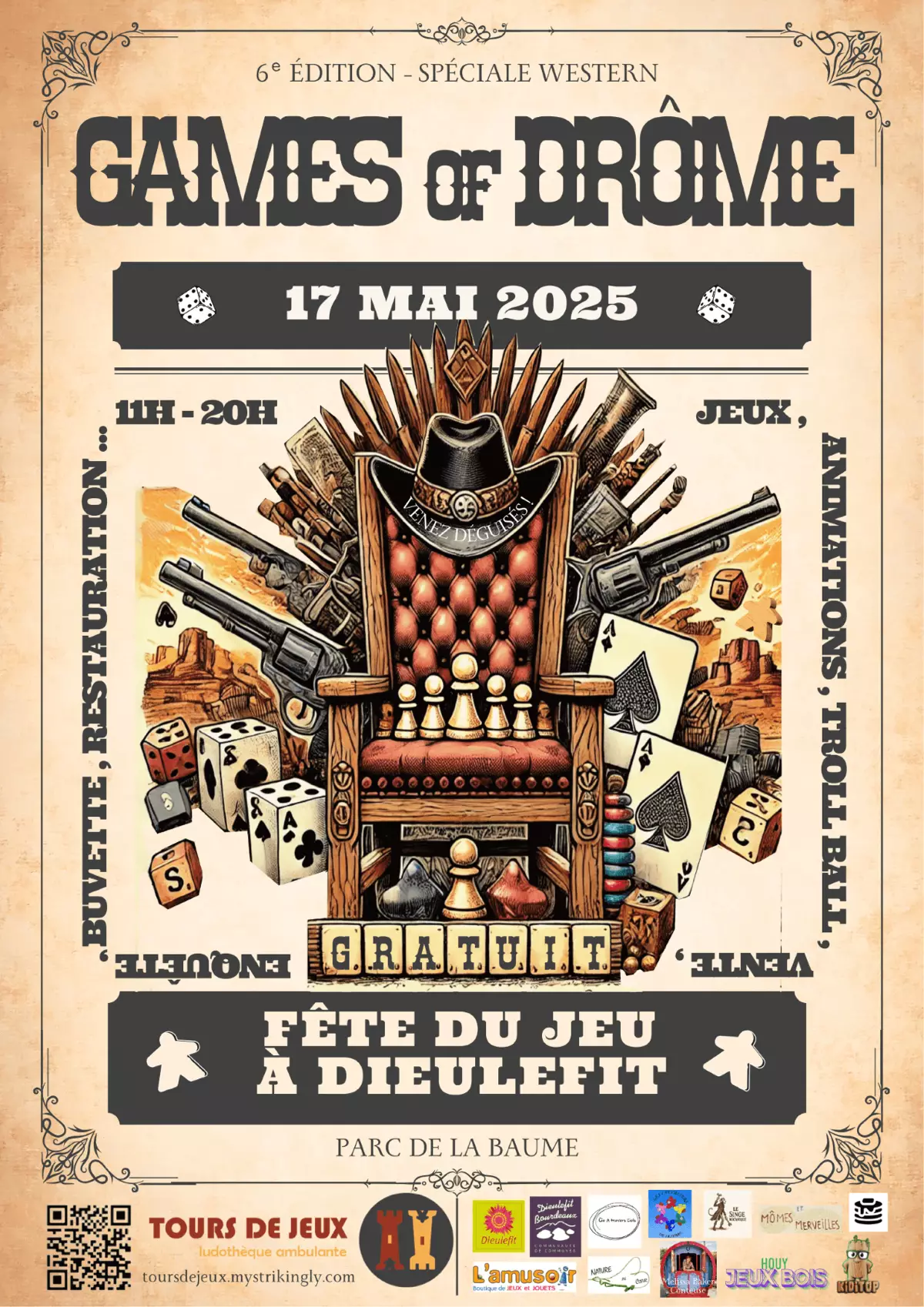 Affiche officielle Games of Drôme 2025