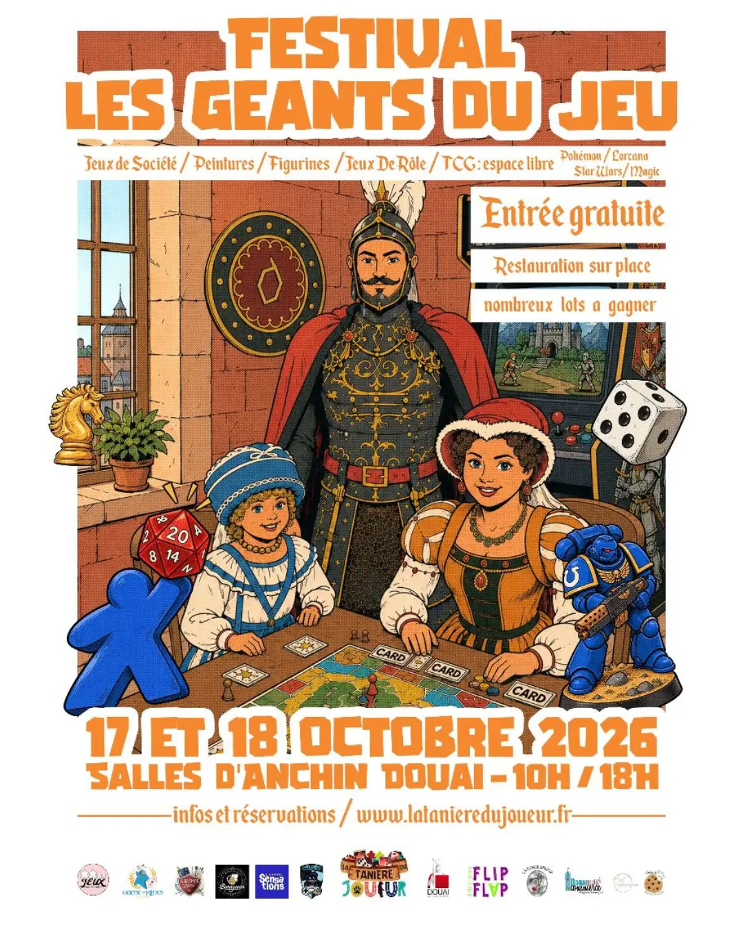 Affiche officielle Les Géants du Jeu 2026
