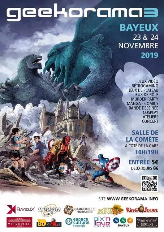 Affiche officielle Geekorama festival 2021
