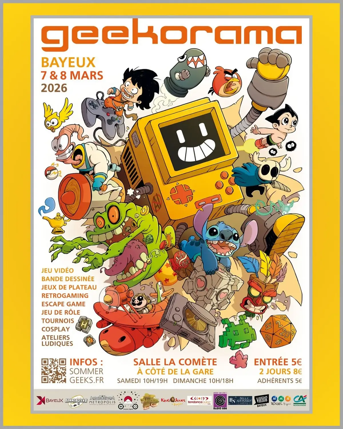 Affiche officielle Geekorama festival 2026