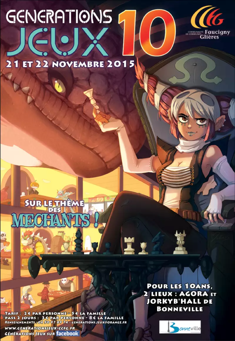 Affiche officielle GÃ©nÃ©rations jeux 2015