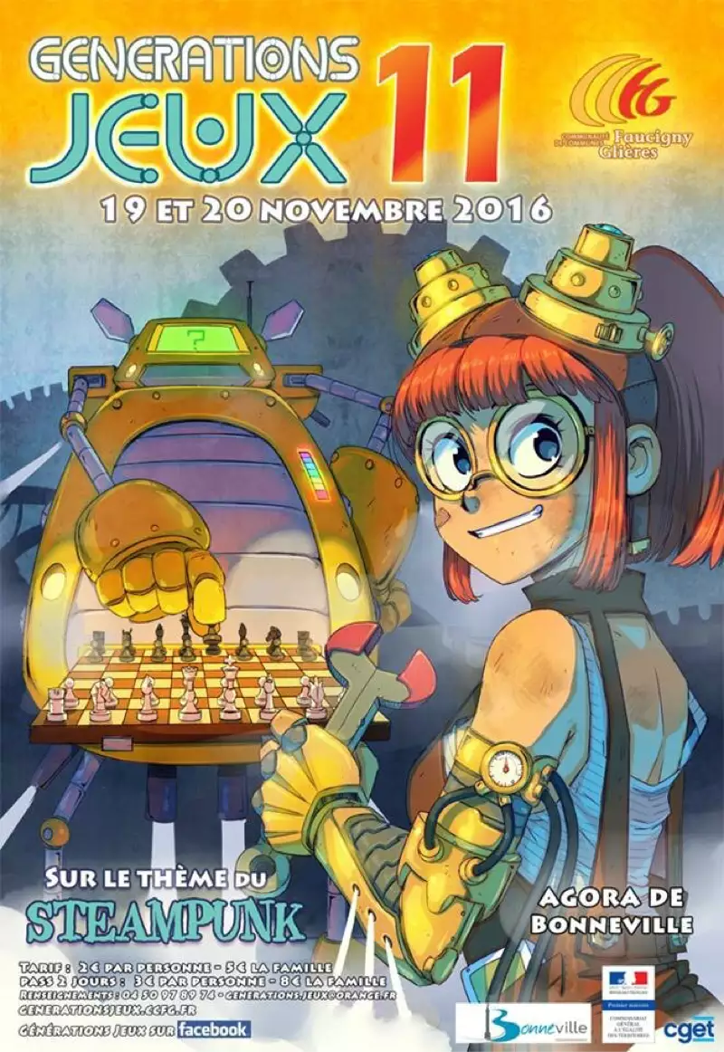 Affiche officielle GÃ©nÃ©rations jeux 2016