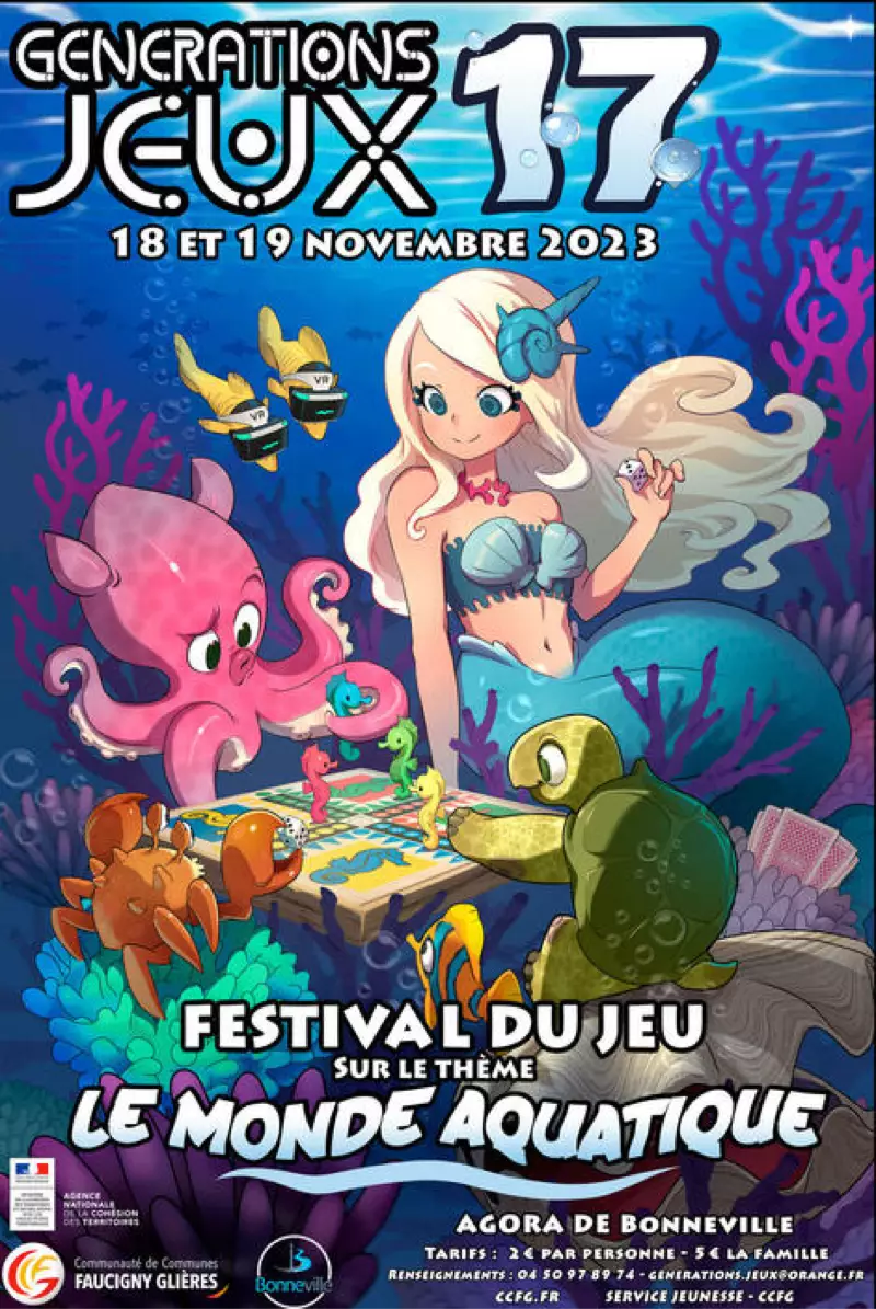 Official poster Générations jeux 2023