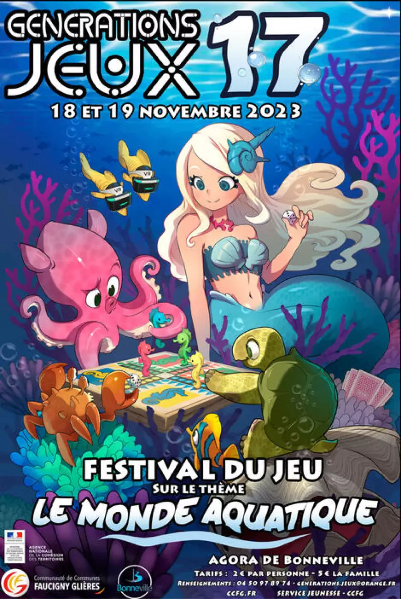 Affiche officielle Générations jeux 2023