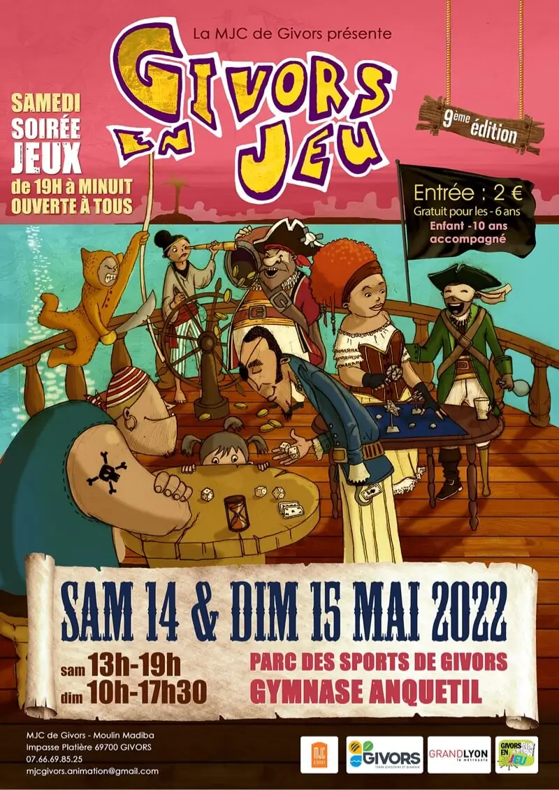 Affiche officielle Givors en jeu 2022