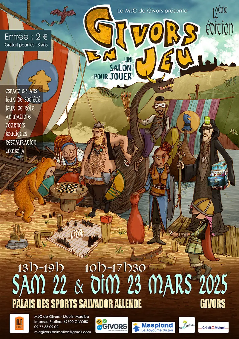 Affiche officielle Givors en jeu 2025