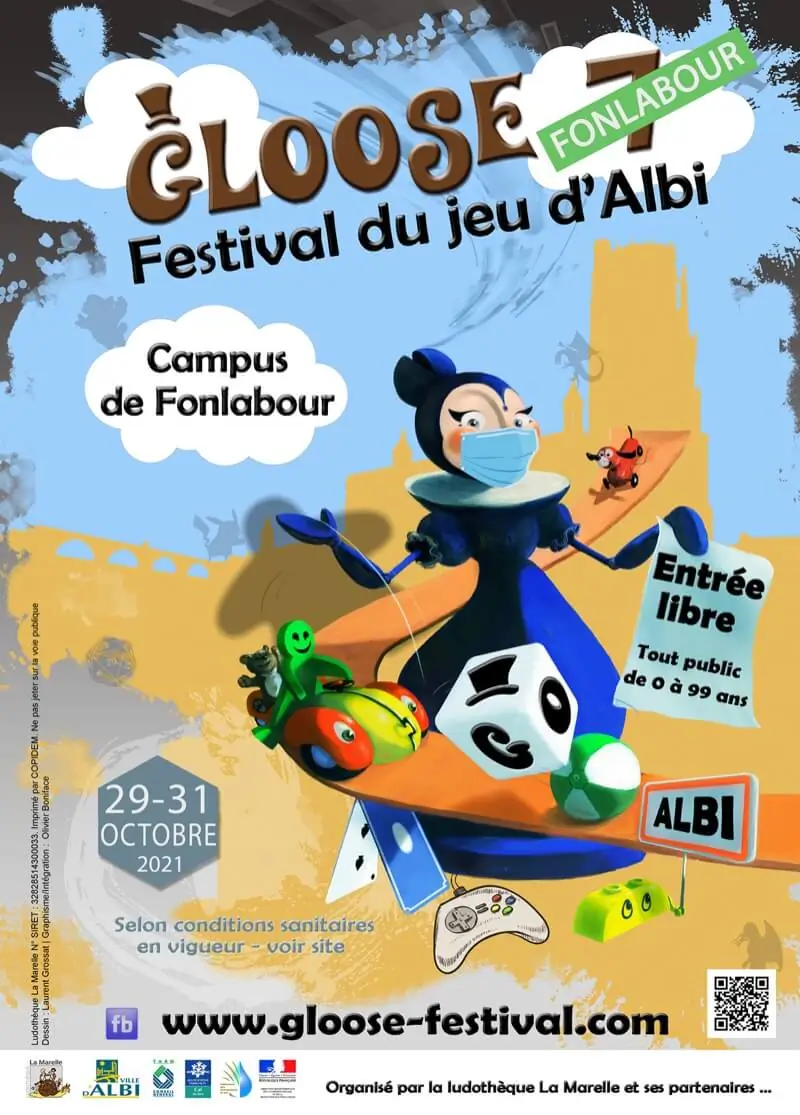 Affiche officielle Gloose festival 2021