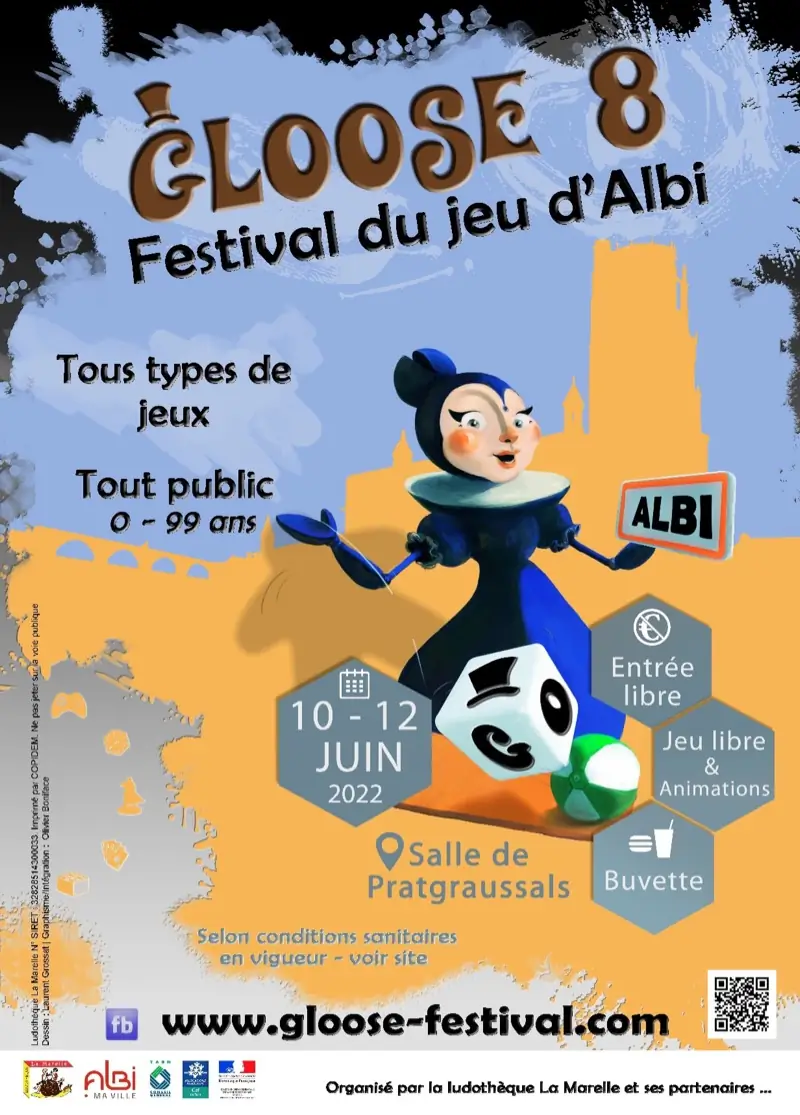 Affiche officielle Gloose festival 2022