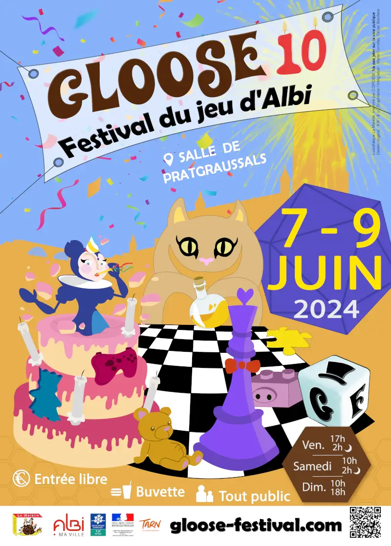 Affiche officielle Gloose festival 2024