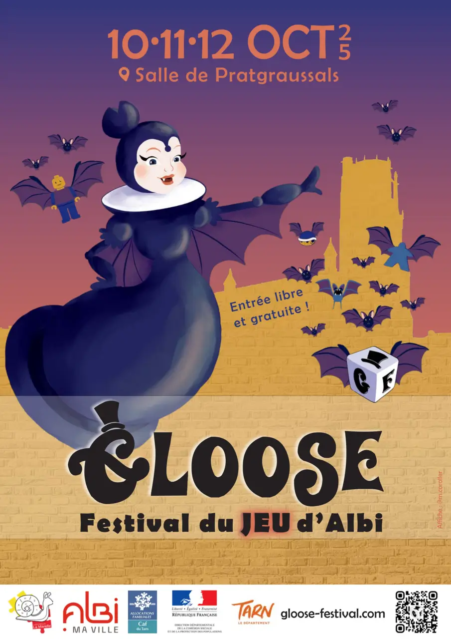 Affiche officielle Gloose festival 2025