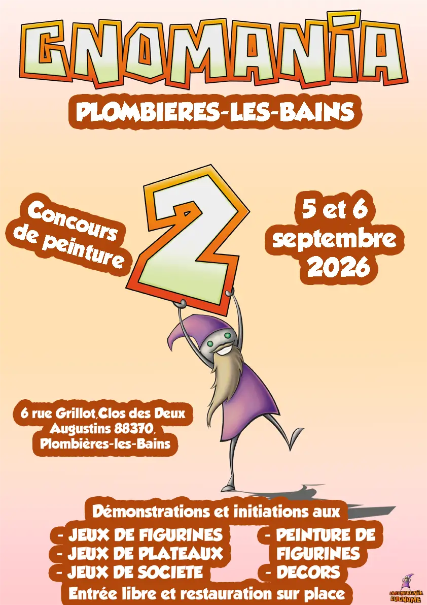Affiche officielle Gnomania 2026