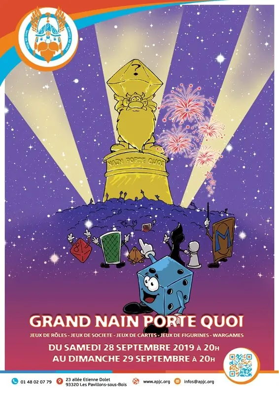 Affiche officielle Le Grand Nain Porte Quoi 2019