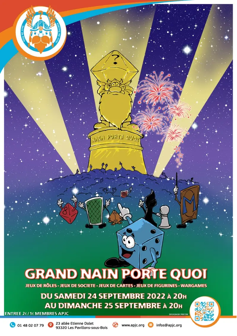Affiche officielle Le Grand Nain Porte Quoi 2022