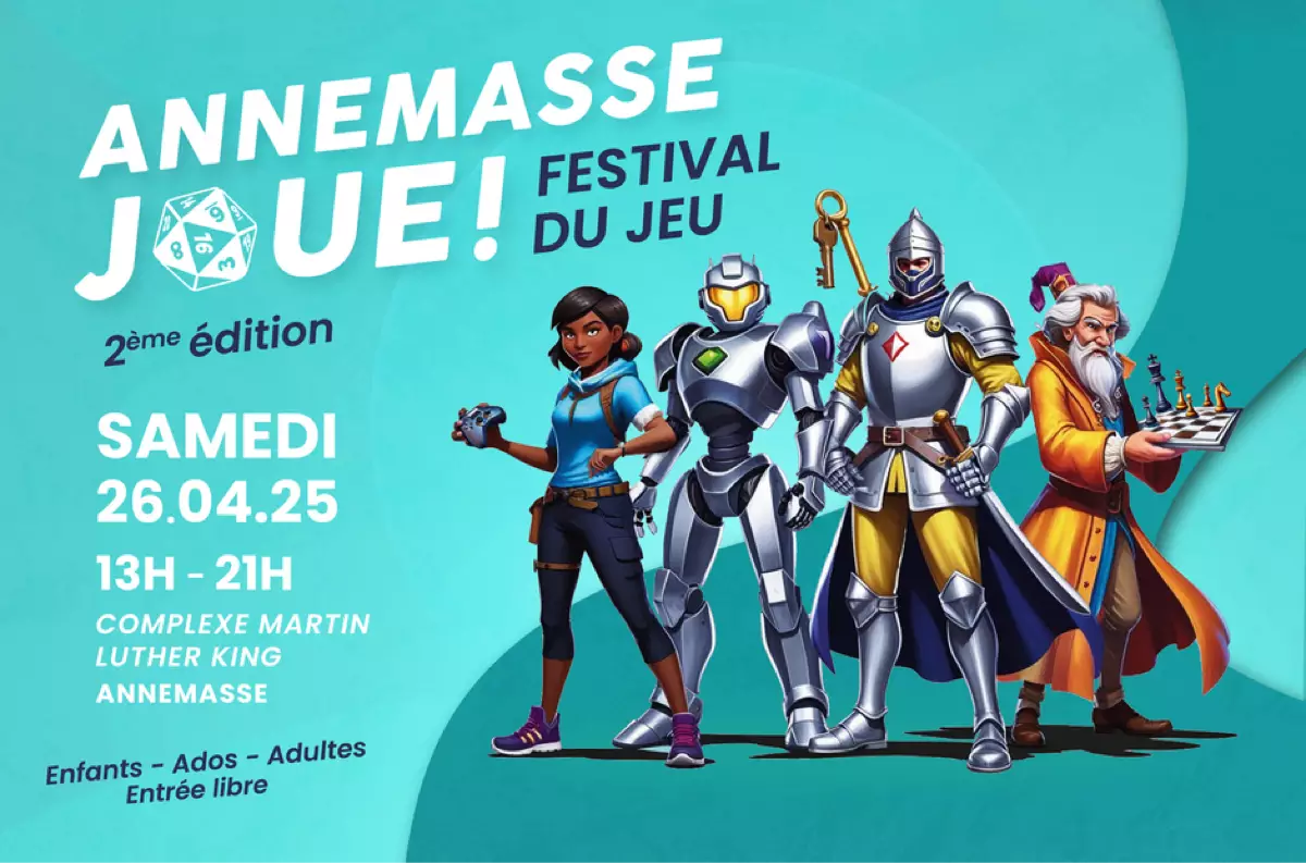 Affiche officielle Annemasse joue ! 2025