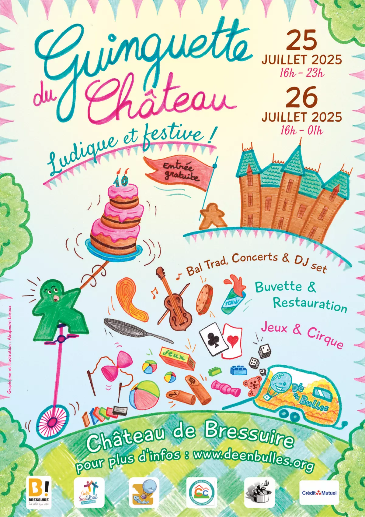 Affiche officielle La guinguette ludique 2025