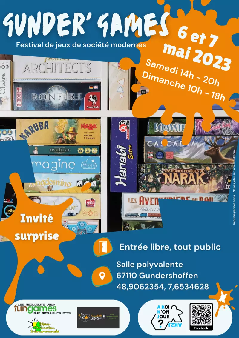 Affiche officielle Les Gunder'Games 2023
