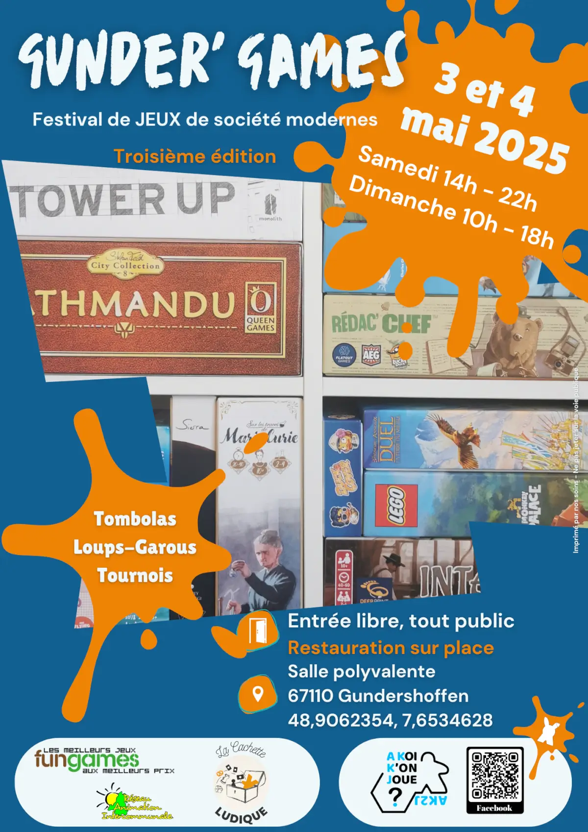 Affiche officielle Les Gunder'Games 2025