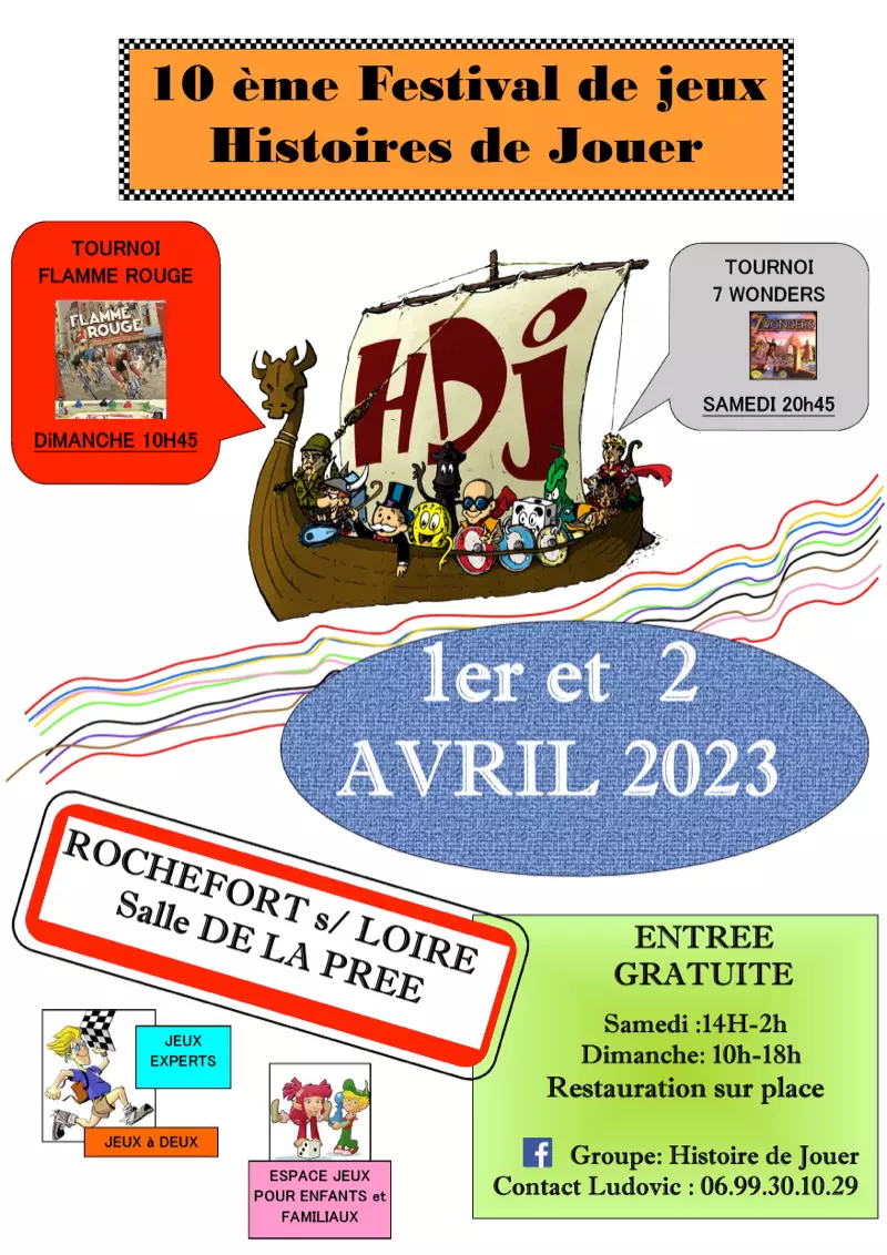 Affiche officielle Histoires de Jouer 2023