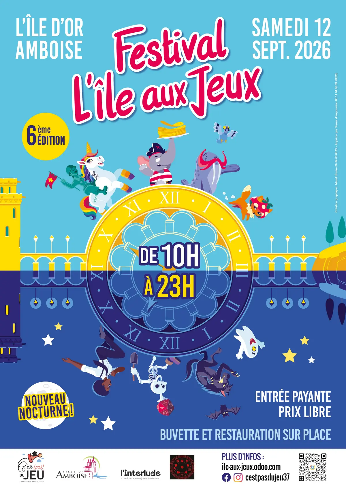 Affiche officielle L'île aux jeux 2026