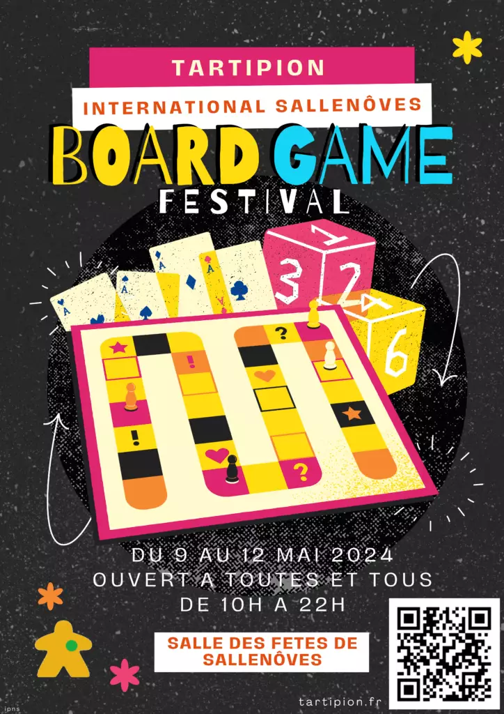 Affiche officielle International Sallenôves Game Festival 2024