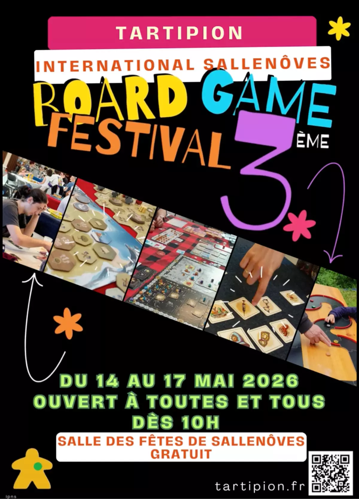 Affiche officielle International Sallenôves Game Festival 2026