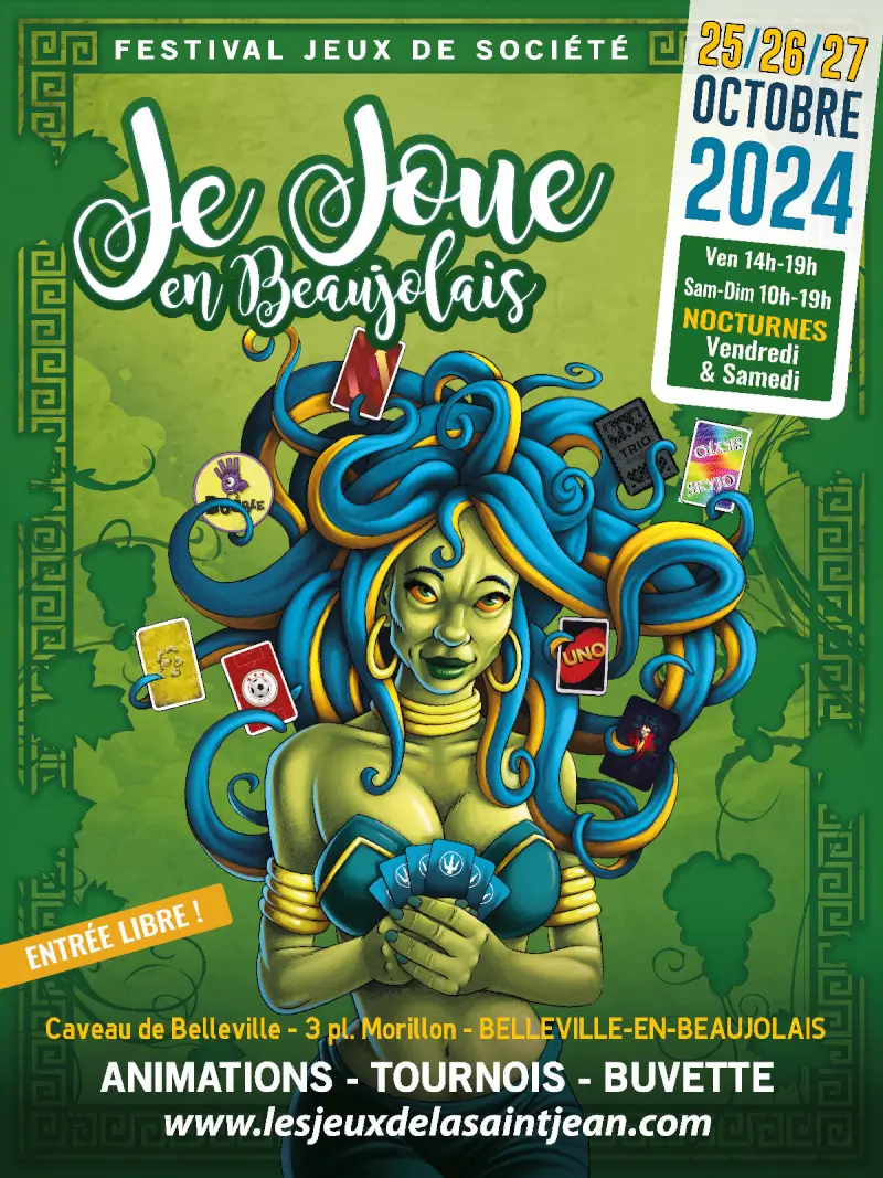 Affiche officielle Je joue en Beaujolais 2024