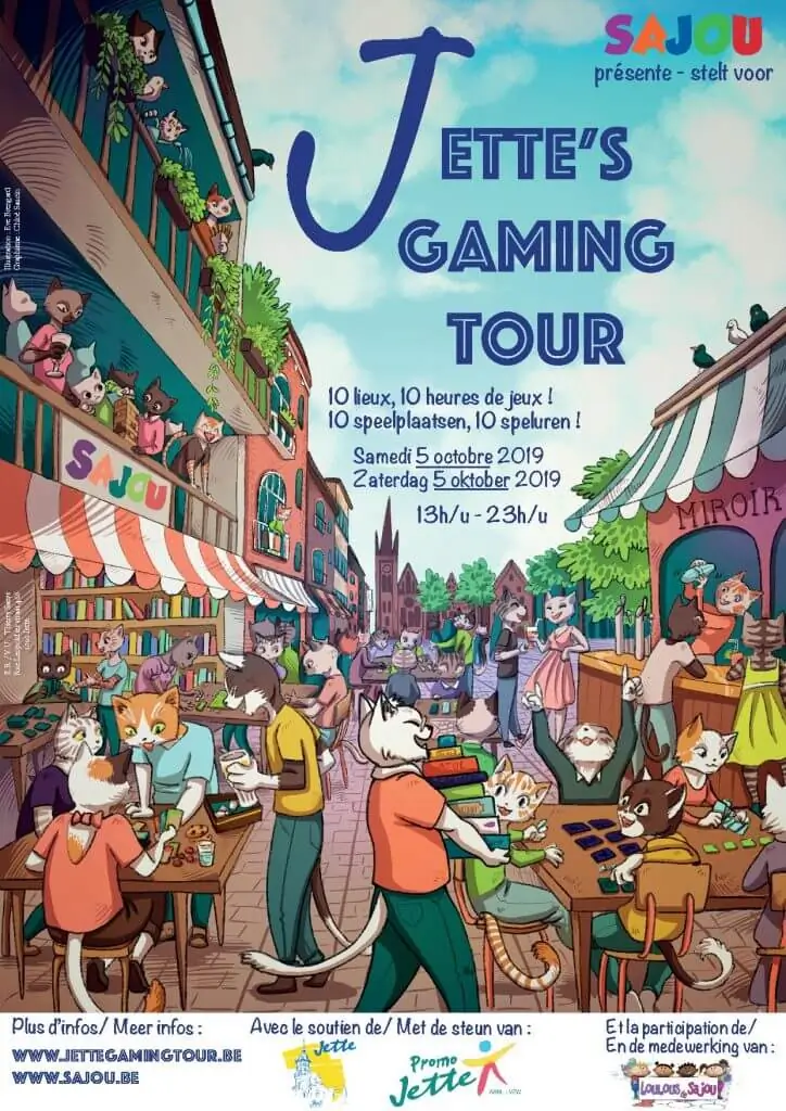 Affiche officielle Jette's Gaming Tour 2020